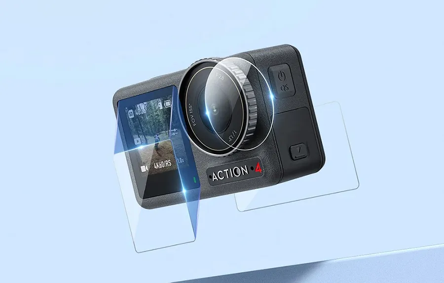 Szkło hartowane Telesin do DJI Action 3, 4